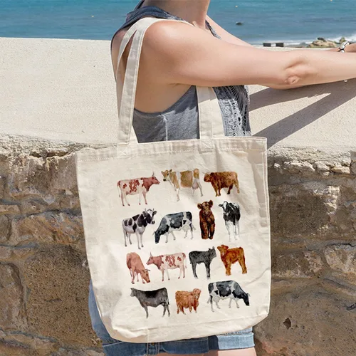 Miniatura 2 de BOLSAS 100% ALGODÓN Bolso de vaca