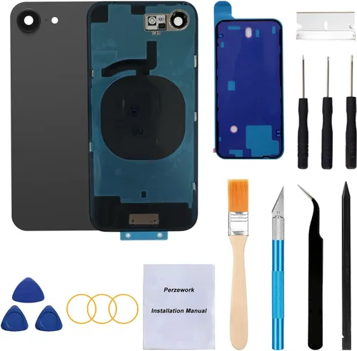 Miniatura 10 de Reemplazo de cristal trasero OEM para iPhone Xs de 5.8 pulgadas con kit de herramientas de reparación y adhesivo preinstalado (Oro)