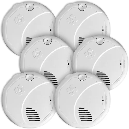 Miniatura 8 de First Alert Detector de humo, batería sellada de 10 años, detector de doble sensor con botón de prueba y silencio, SM310, paquete de 1 unidad