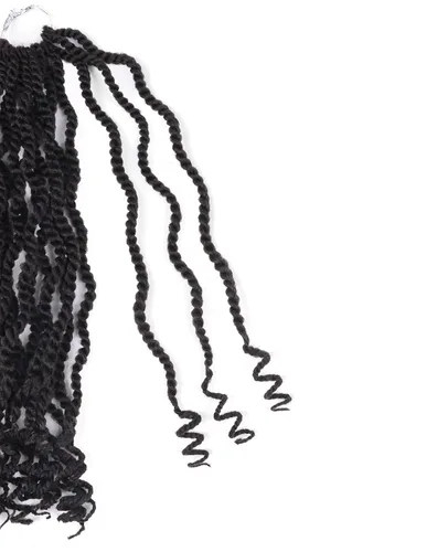 Miniatura 4 de Trenzas de ganchillo senegalés Color 4 Cabello pre-trenzado de ganchillo senegalés para mujeres negras de 12 pulgadas Paquete de 8 trenzas