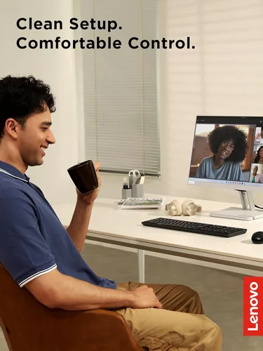 Miniatura 5 de Lenovo Teclado compacto inalámbrico 100 - Teclado inalámbrico para PC y portátil con Windows - Teclas silenciosas - Diseño de tamaño completo