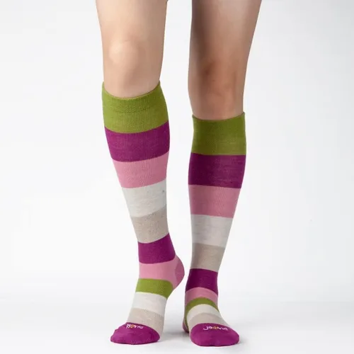 Miniatura 2 de JAVIE - Calcetines de compresión graduados ultra cómodos de 75% lana merino para mujeres y hombres (15-20 mmHg)