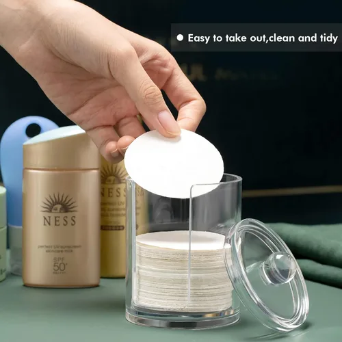Miniatura 4 de Geiserailie 50 esponjas faciales comprimidas, maquillaje facial, esponjas cosméticas naturales de spa para mujeres, máscara exfoliante, eliminación