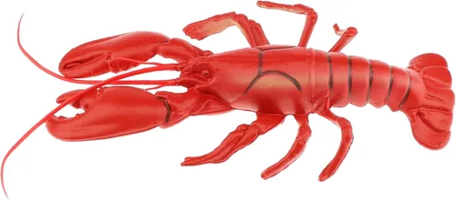 Miniatura 10 de Gresorth Paquete de 4 falsas criaturas grandes de la vida marina de la colección de langosta artificial y cangrejo de plástico de animales