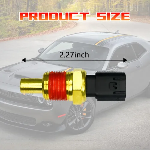 Miniatura 2 de Sensor de temperatura del refrigerante del motor, Sensor de termostato de temperatura del agua para automóvil Reemplazo OE# 5149077AB Compatible
