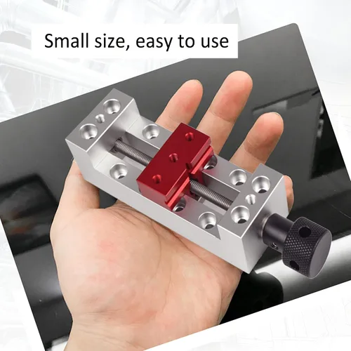 Miniatura 5 de RATTMMOTOR Mejora de la abrazadera de tornillo de banco del router CNC, máquina grabadora DIY de alta precisión abrazadera de sujeción mini tornillo