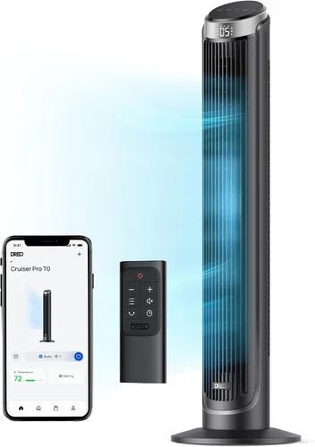 Miniatura 2 de Dreo Paquete de ventilador de torre inteligente con control remoto y por voz