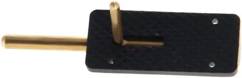 Bettomshin Pestillos de bloqueo de la escotilla del toldo para la fijación de la cubierta de la cabina del avión RC 1.181x0.492x0.236 in negro 1pcs