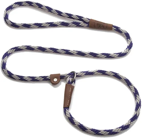 Miniatura 30 de Mendota - Correa deslizante para mascotas, combo de correa y collar para perro, fabricado en los Estados Unidos, amatista, 1/2 pulgadas x 4 pies