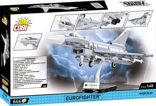 Miniatura 4 de COBI EUROFIGHTER (Alemania) - Conjunto de construcción de avión histórico, 644 piezas