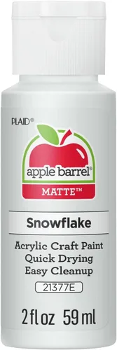 Apple Barrel 21377 Pintura acrílica, 2 onzas, copo de nieve