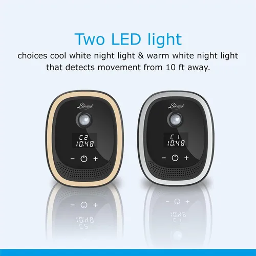 Miniatura 4 de Sirena Ionizadores de aire para sistema de filtración de iones negativos para el hogar, ambientador silencioso para dormitorio, cocina, elimina