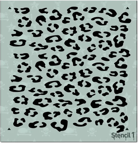 Miniatura 15 de Stencil1 Plantilla pequeña de piel de serpiente de 5.75 x 6 pulgadas – Plantillas reutilizables de calidad duradera para dibujar y pintar