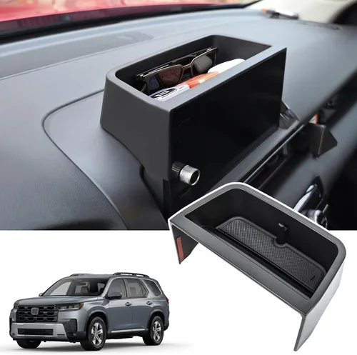 Miniatura 8 de Organizador de consola central Compatible con 2023 2024 2025 2026 Honda Pilot 2026 Passport Bandeja lateral de cambio de marchas Caja de accesorios