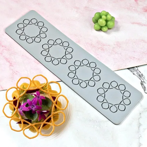 Miniatura 4 de Molde de encaje de silicona para fondant de flores 3D, tapete comestible de azúcar, tapete de encaje de impresión de fondant, tapete de encaje
