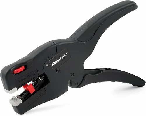 Miniatura 7 de Pelador de cables, herramienta de pelado de cables Knoweasy con cortador y herramienta de pelado de cables 2 en 1 funciona para electrónico
