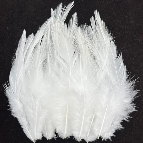 Miniatura 11 de 200 plumas rojas burdeos para manualidades, 5-7 pulgadas, pluma de gallo para atrapasueños, suministros de boda, hogar, fiesta, decoración, aretes