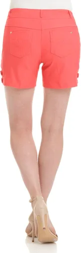 Miniatura 3 de Pantalón corto Ease Into Comfort de Rekucci, elástico, con efecto adelagazante, sin cierre, fácil de poner, entrepierna de 5 pulgadas