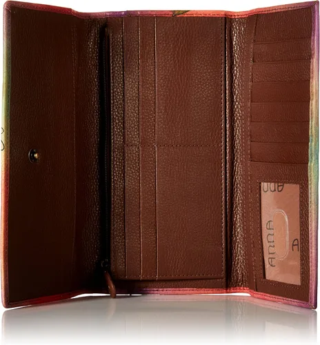 Miniatura 4 de Anna by Anuschka Cartera de cuero genuino pintada a mano para mujer