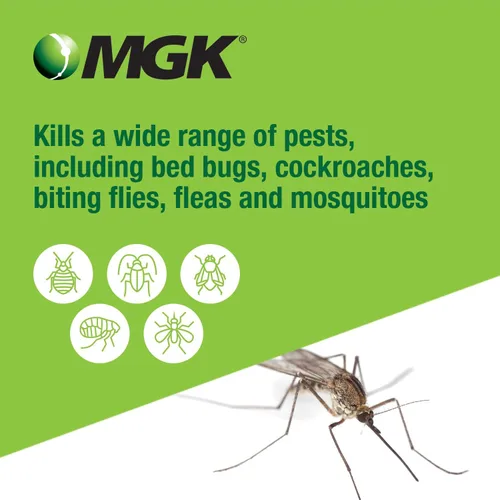 Miniatura 3 de MGK Onslaught® Insecticida microencapsulado Concentrado de control de plagas para interiores y exteriores para áreas alimentarias o