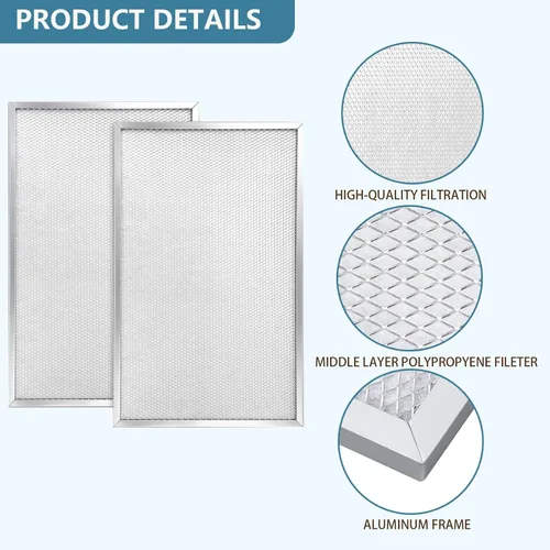 Miniatura 4 de Filtro de poste de repuesto actualizado 50000293-004 para filtro de aire electrónico Honeywell 203369 F300 F300A F50F F58F 20 x 12.5 pulgadas