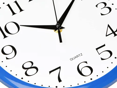 Miniatura 2 de Bernhard Products - Reloj de pared analógico de cuarzo azul de 10 pulgadas, silencioso, fácil de leer, diseño simple, ligero, fácil de colgar, a pila