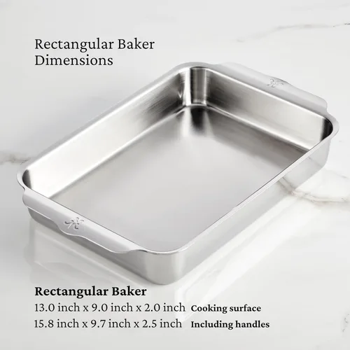 Miniatura 2 de Hestan Provisions OvenBond - Juego de 7 piezas Gourmet Essentials de acero inoxidable de tres capas