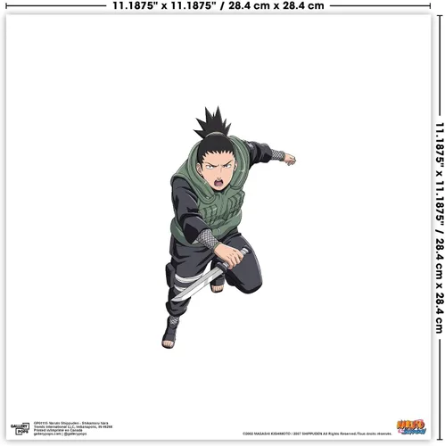 Miniatura 7 de Trends International Gallery Pops Naruto Shippuden - Arte de pared Shikamaru Nara, versión sin marco, 12 x 12 pulgadas