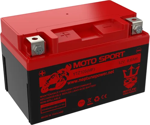 Neptune YTZ10S - Batería de repuesto para Yamaha FZ-07 2015, Honda CBR1000RR 2006, Honda CBR1000RR 2007, Yamaha FJ-09 2015