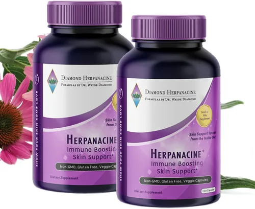 Miniatura 3 de Diamond Herpanacine - Cuidado natural de la piel y apoyo inmunológico, vitaminas para ayudar a despejar la piel, apoyo completo de la piel