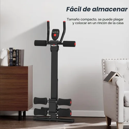 Miniatura 6 de RELIFE REBUILD YOUR LIFE - Máquina de Entrenamiento Abdominal Ajustable, Entrenador de Abdominales Plegable, Equipo de Fuerza para Crunch Azul
