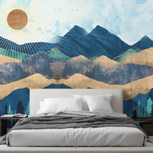 Miniatura 430 de SIGNFORD - Papel tapiz de diseño de bosque, removible para dormitorio o sala de estar, 100 x 144 pulgadas Bosque1-1911-m17
