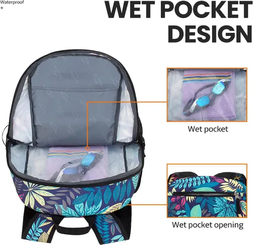Miniatura 2 de Venture Pal Mochila de senderismo ligera plegable de 40L para viaje y camping