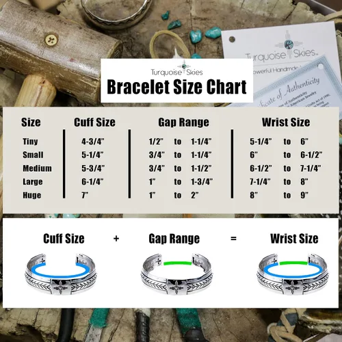 Miniatura 6 de Pulsera Tskies de plata de ley turquesa Aurora