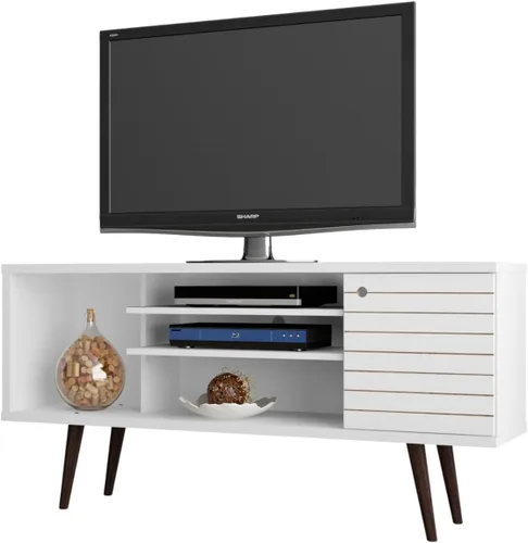 Miniatura 11 de Manhattan Comfort Liberty Soporte de TV Moderno de Mediados de Siglo para Televisores de hasta 46 Pulgadas, Centro de Entretenimiento