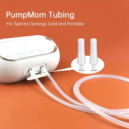 Miniatura 6 de PumpMom - Tubo de repuesto para extractor de leche eléctrico Spectra Synergy Gold dual y portátil, sin BPA, repuesto Spectra SG de doble potencia