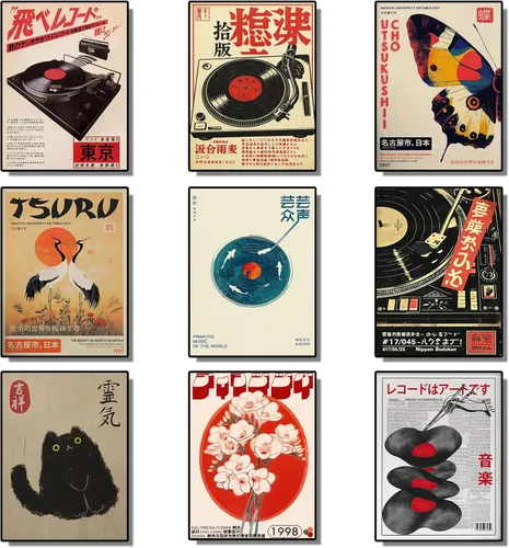 Miniatura 9 de JDM - Póster de pared para automóvil, diseño vintage japonés, retrofit de coches de carreras, imágenes para hombres, habitación de niños, Arte