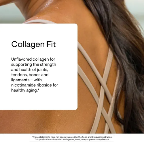 Miniatura 3 de THORNE - Collagen Fit - Polvo de Péptidos de Colágeno Sin Sabor con Ribosido de Nicotinamida - 15g de Péptidos de Colágeno y 14g de Proteína por