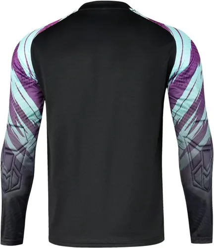 Miniatura 4 de Fldy Conjunto de camiseta y pantalones de portero acolchados para hombre para adultos y niños, camiseta de portero de fútbol de manga larga, kit