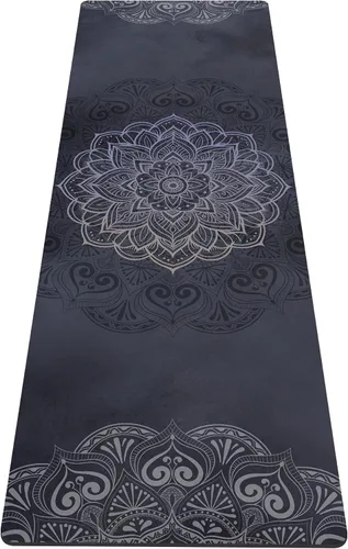 Miniatura 28 de nuveti Alfombrilla de yoga con estampado extra grueso de elastómero termoplástico antideslizante con bolsa de transporte, 72 x 24 pulgadas, extra