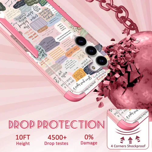 Miniatura 398 de Funda para Samsung Galaxy S22 - Funda de Teléfono para Mujeres Chicas Lindas Cubierta Diseño Único Estético Genial para Adolescentes Kawaii Fresa