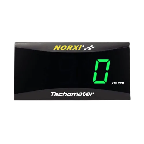 Miniatura 8 de Taquímetro Digital Universal Medidor RPM para Motocicleta y Auto, Impermeable, Electrónico (Azul)