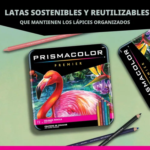 Miniatura 10 de Prismacolor Lápices de colores premier, núcleo suave, paquete de 132 (el embalaje puede variar)