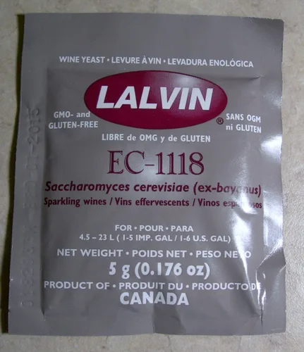 Miniatura 8 de LEVADURA DE VINO EC-1118 17.64 oz PAQUETE A GRANEL PARA FERMENTACIONES ALTAS EN ALCOHOL