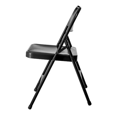 Miniatura 5 de OEF Furnishings Serie OEF200 Sillas Plegables de Acero para Trabajo Pesado, Sillas de Metal de Grado Comercial con Refuerzos Dobles, Capacidad