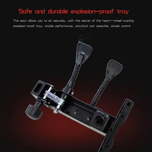 Miniatura 6 de Sillas de juegos con reposapiés, silla ergonómica de videojuegos para adultos, silla de oficina de computadora estilo carreras con soporte lumbar