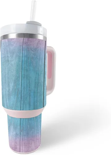 Miniatura 15 de MightySkins Skin - Vaso de vinilo compatible con Stanley The Quencher H2.0 FlowState de 40 onzas, mosaico de cebra, protectora, duradera y única
