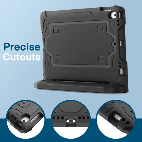 Miniatura 5 de JETech Funda para iPad de 10.2 pulgadas (9ª/8ª/7ª generación, 2021/2020/2019) con protector de pantalla integrado, a prueba de golpes, funda Negro