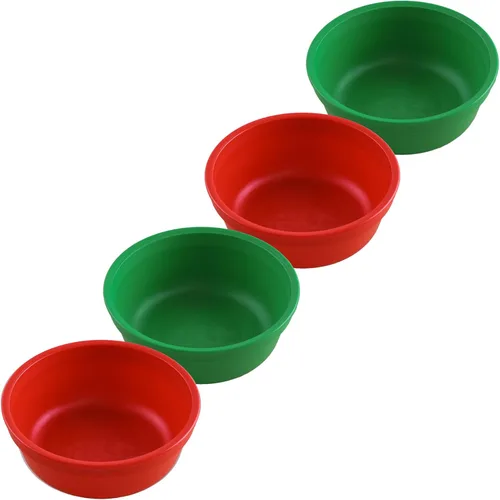 Miniatura 17 de Re-Play Juego de 4 cuencos de 12 onzas para niños pequeños, de pared profunda, duraderos y reutilizables, aptos para lavavajillas y microondas, sin
