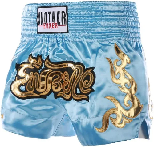 Miniatura 3 de OYSTERBOY Pantalones cortos clásicos de Muay Thai para hombres y mujeres, boxeo, kickboxing, artes marciales mixtas, ropa de lucha BJJ
